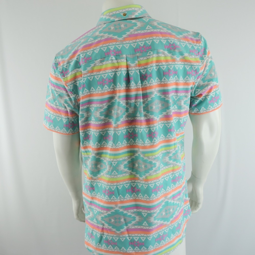 The Nutter Weekend Short Sleeve Polo Shirt Mens L Allover Print - Picture 5 of 7
